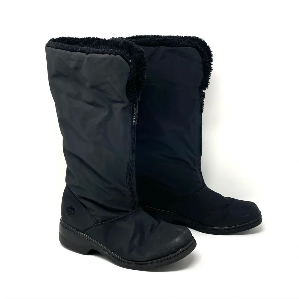 🌺 Totes Convertible Cynthia Nylon Weather Boots 7